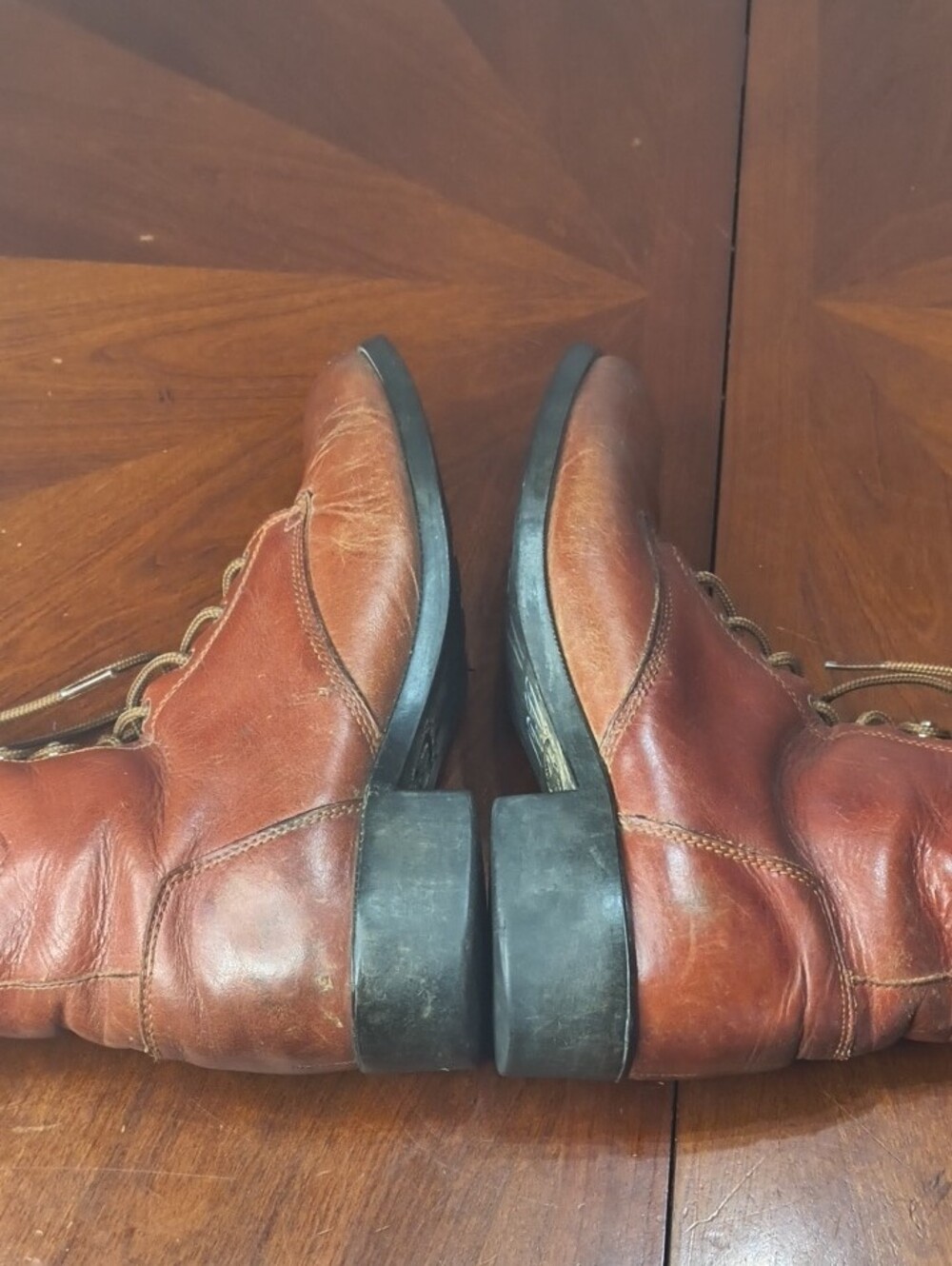 Ariat Brown Leather Lace-Up Men's Boots Size 11 AN - Picture 9 of 11
